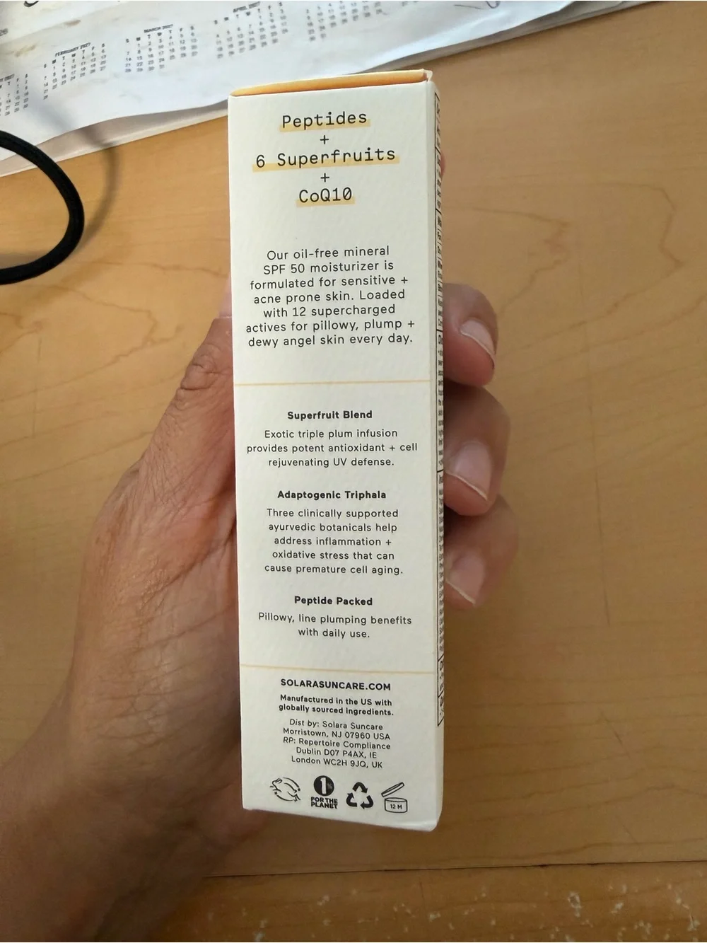 Solara Guardian Angel Super Peptide Sunscreen Milk SPF 50 — Yellow